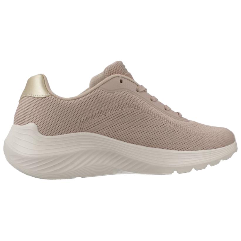 Skechers Bobs Squad Waves Current Look Удобные Универсальные Повседневные Беговые Кроссовки Женские кроссовки Светло-Коричневые 117679-OFWT