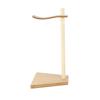 Wood Headphone Stand Headset Holder Earphone Stand Hanger with Wood Supporting Bar, Solid Base for All Headphones Size