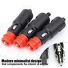 1-2pcs Car Mounted Cigarette Lighter Socket Universal Plug Connector Adapter 12V-24V for Car Motorcycle Accessories Power Supply