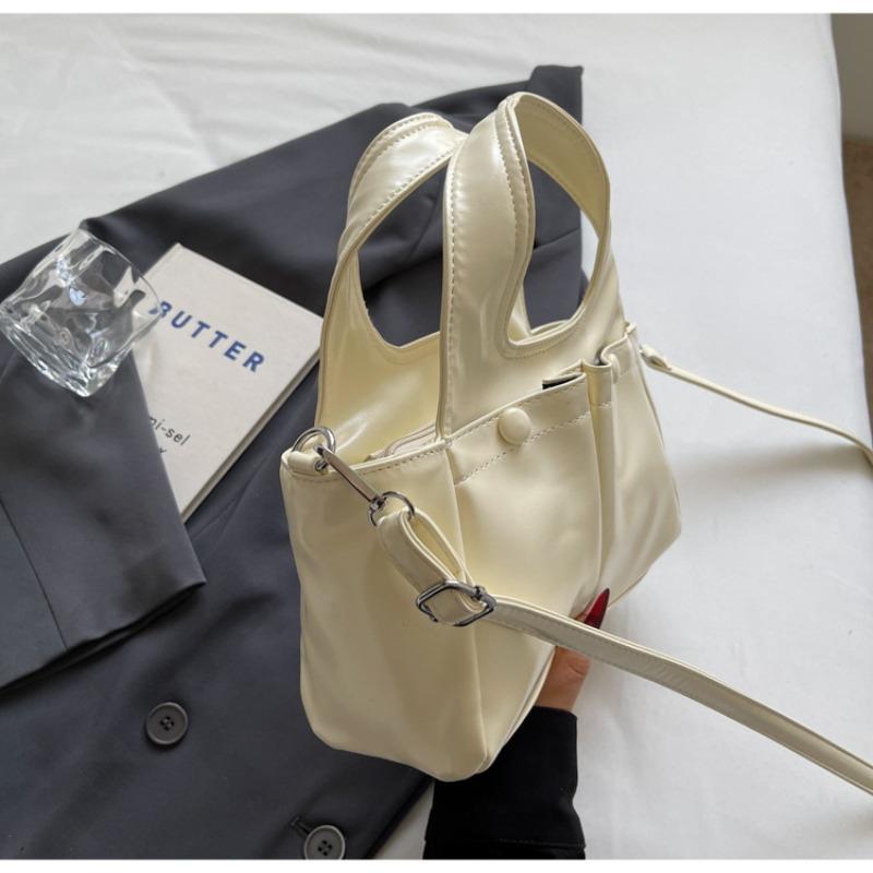 Ретро сумка-тоут большой вместимости, новая женская сумка через плечо под мышкой высокого класса, простая сумка-ведро для通勤