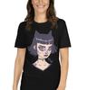 Cute Cat Girl Kawaii Harajuku Goth Gothic Emo Nugoth Short-Sleeve Unisex T-Shirt