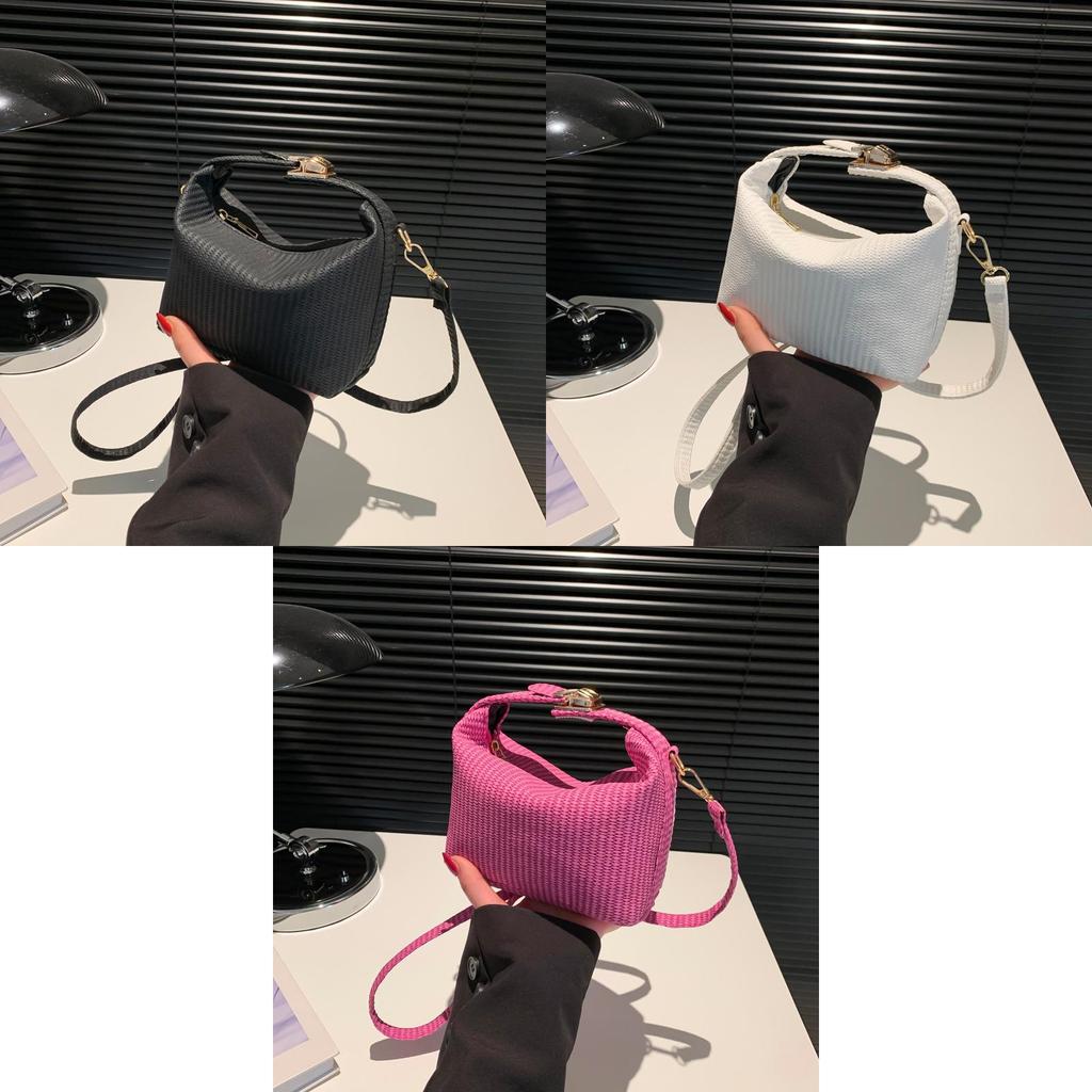 2024 New Fashion Retro Small Square Bag Street Style Pu Shoulder Bag