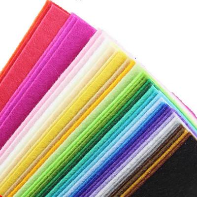 Нетканый войлочный материал Войлочная бумага для пэчворка DIY шитья кукол поделок Аксессуары Материал Декорация 40/20 шт./набор Толщина 1 мм