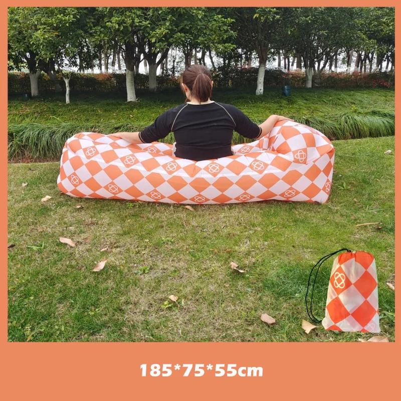 Портативный открытый воздушный ленивый надувной диван-мешок портативный кемпинговый диван-матрас музыкальный фестиваль концертное кресло-реклайнер