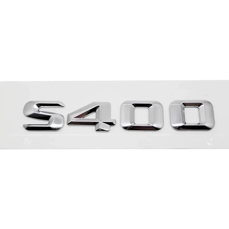 Modified 3D Car Letter Sticker Rear Trunk Tail Decorative Badge Emblem for Mercedes Benz S400 S420 S430 S450 S500 S550 S600 S650 AX1