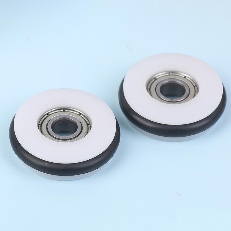 6*28*8Mm Buna-N Rubber O Rubber Ring Silent Elastic Wheel 696 Bearing Roller Mute Elasticity Roller Pulley
