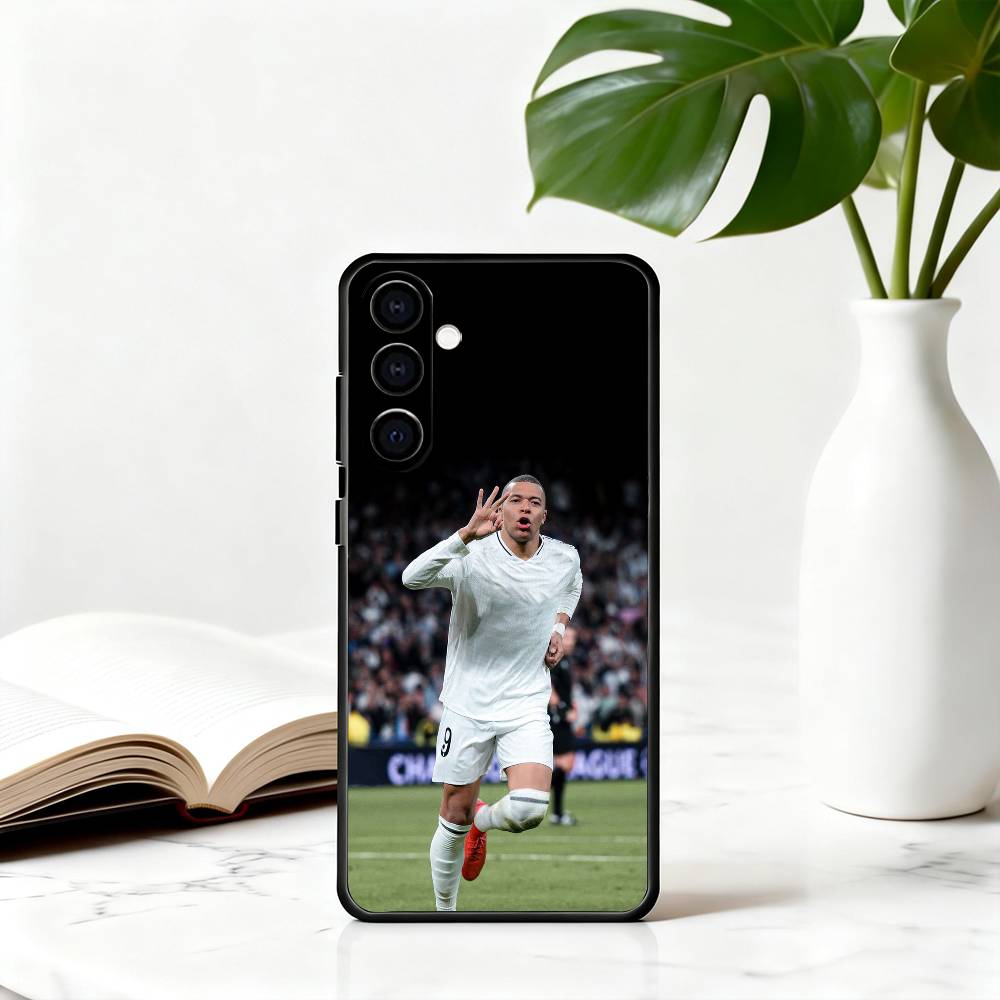 SPORT K-Kylian M-Mbappe KM Phone Case For Samsung Galaxy A73,A72,A71,A70,A53,A52,A51,Soft Silicone Black Cover