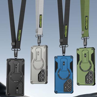 Для Samsung S25 Кроссбоди Шнурок Ожерелье Чехол для телефона для Samsung Galaxy S25 Ultra S24 Plus 5G Беспроводная зарядка
