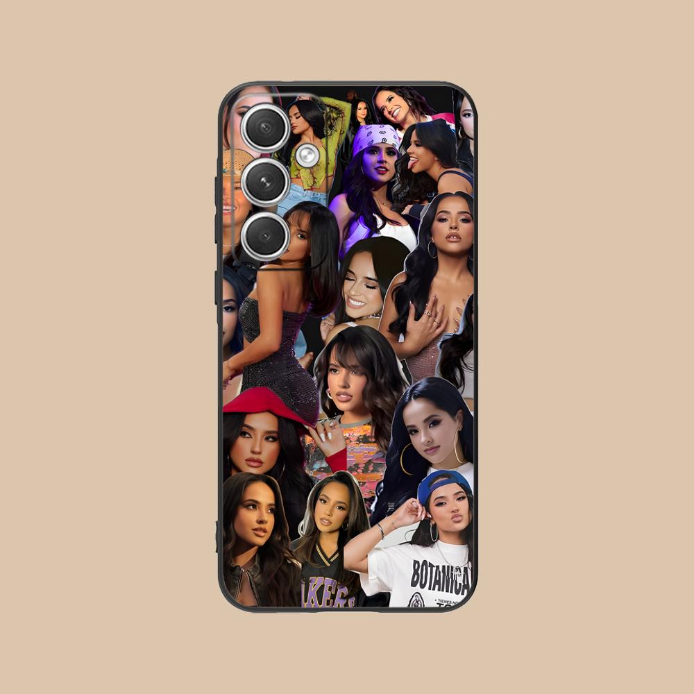 Модный матовый чехол из ТПУ Becky G для мобильного телефона Samsung Galaxy S26 S25 S24 S23 S22 S21 S20 Note20 Plus FE Ultra Цветная крышка