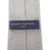 Louis Vuitton M77847 галстук серый шелковый мужской
