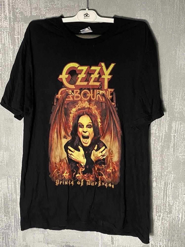 Ozzy Osbourne T-shirt Prince of Darkness Tour Black Unisex Tshirt KH14599