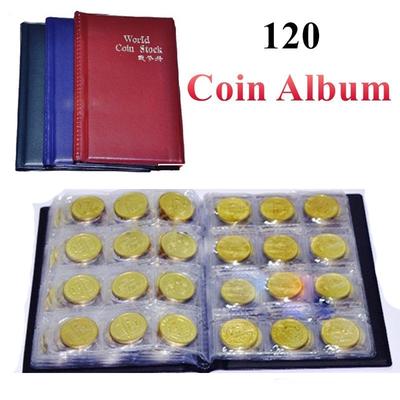 Коллекционирование денег Penny Pockets 120 Держатель для монет Хранение Коллекция Альбом Книга
