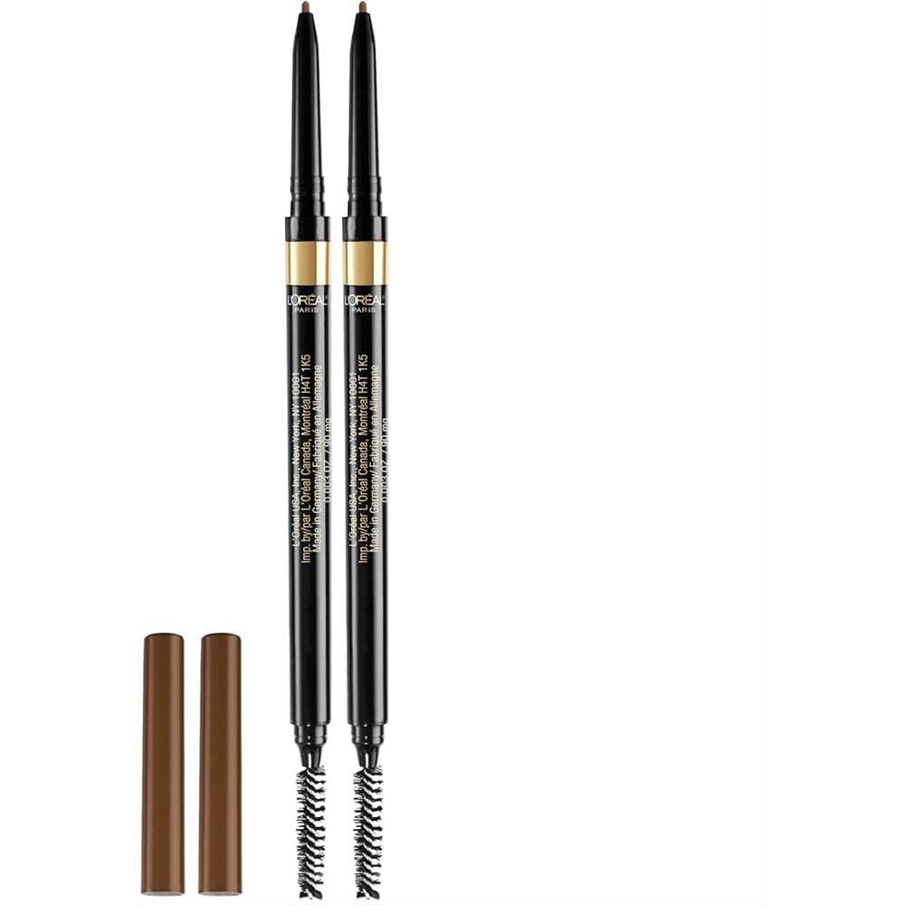 Карандаш для бровей L'Oréal Definer, 2 шт., светло-каштановый, 2 шт.