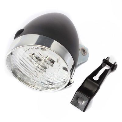 Винтажная ретро велосипедная передняя фара с кронштейном, супер яркая 3-светодиодная велосипедная фара