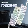 Проводная механическая клавиатура Attack Shark R82HE с RGB-подсветкой, магнитной осью, контурной боковой гравировкой, регулируемым ходом клавиш и низкой задержкой для киберспорта.