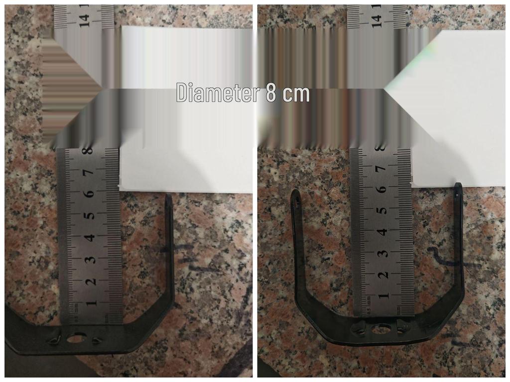 Высокопрочный штампованный кронштейн для прожектора - диаметр от 3,5 до 10 см