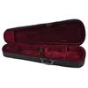 Summina 4/4 Full-Size Violin Case, Triangular, Hard & Super Lightweight, with Shoulder Strap, for Stradivarius Burgundy Violins