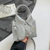 Минималистичная женская сумка из ПУ с застежкой-молнией для повседневного использования