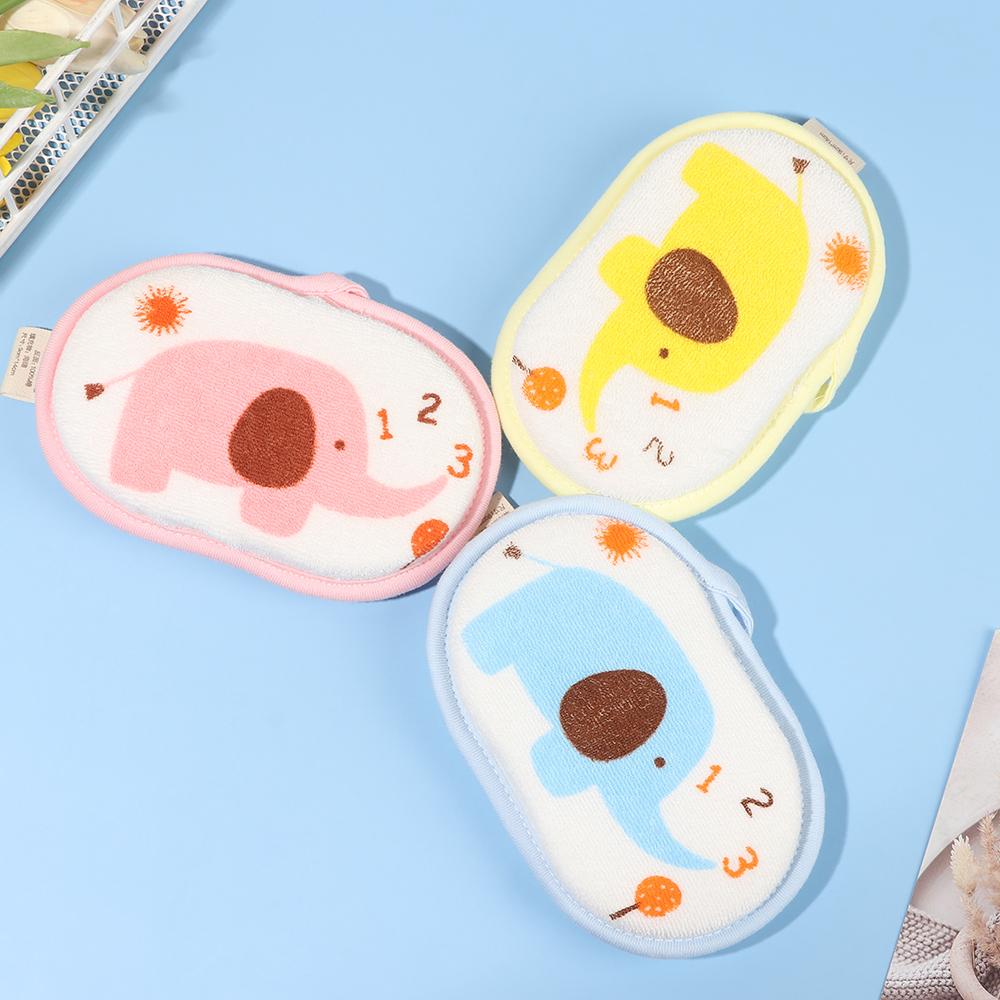Towels Bath Ball Exfoliating Massager Shower Brush Bath Sponge Elephant Pattern Infant Children Rub