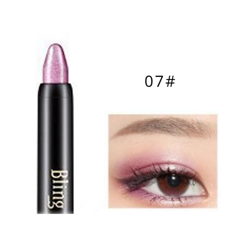 Перламутровые блестящие тени для век, прочная водостойкая не цветущая перламутровая гелевая ручка, карандаш для теней для век, женский инструмент для макияжа