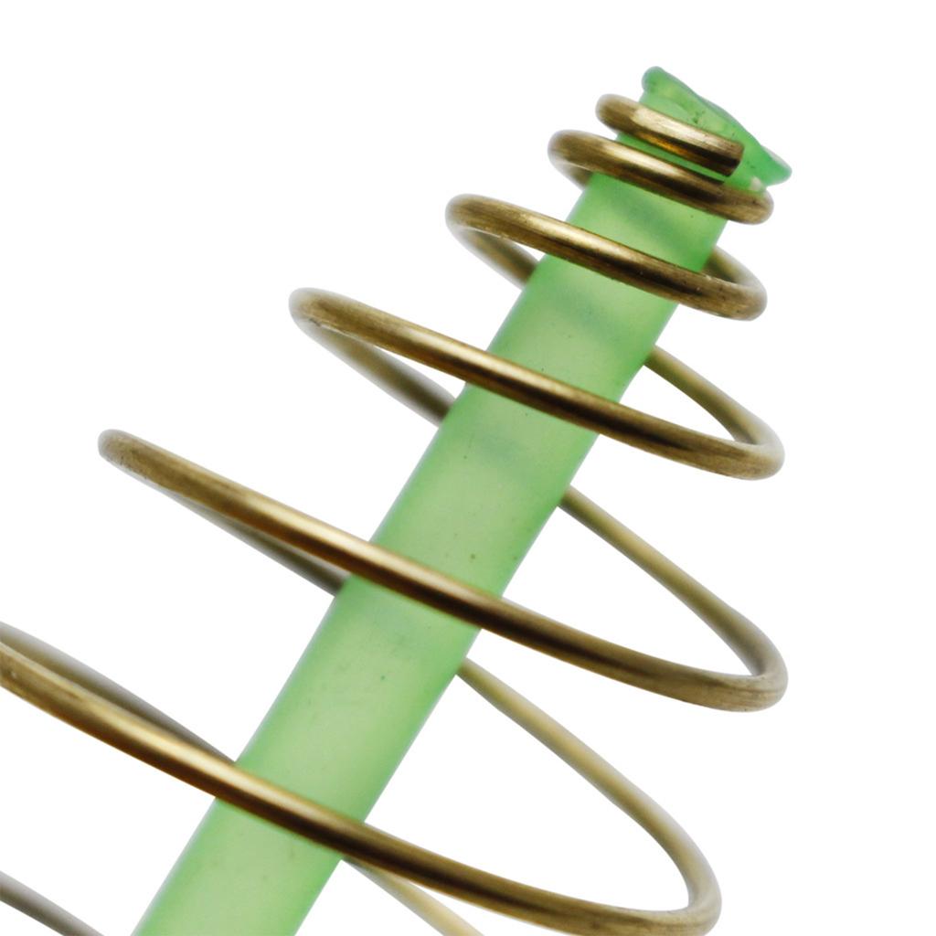 10pcs Fishing Spring Feeder Carp Fishing Equipment Tools Feeder Basket Bait Thrower Feeder Coil Inline Method Feeder