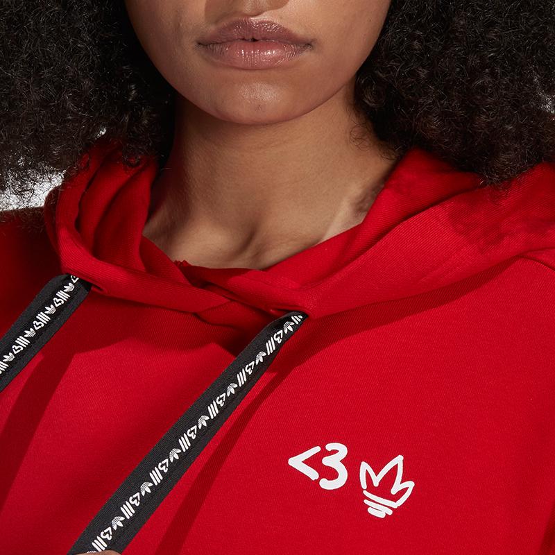 adidas Оригиналы Свитшот VALENTINE'S Женский Красный H39035