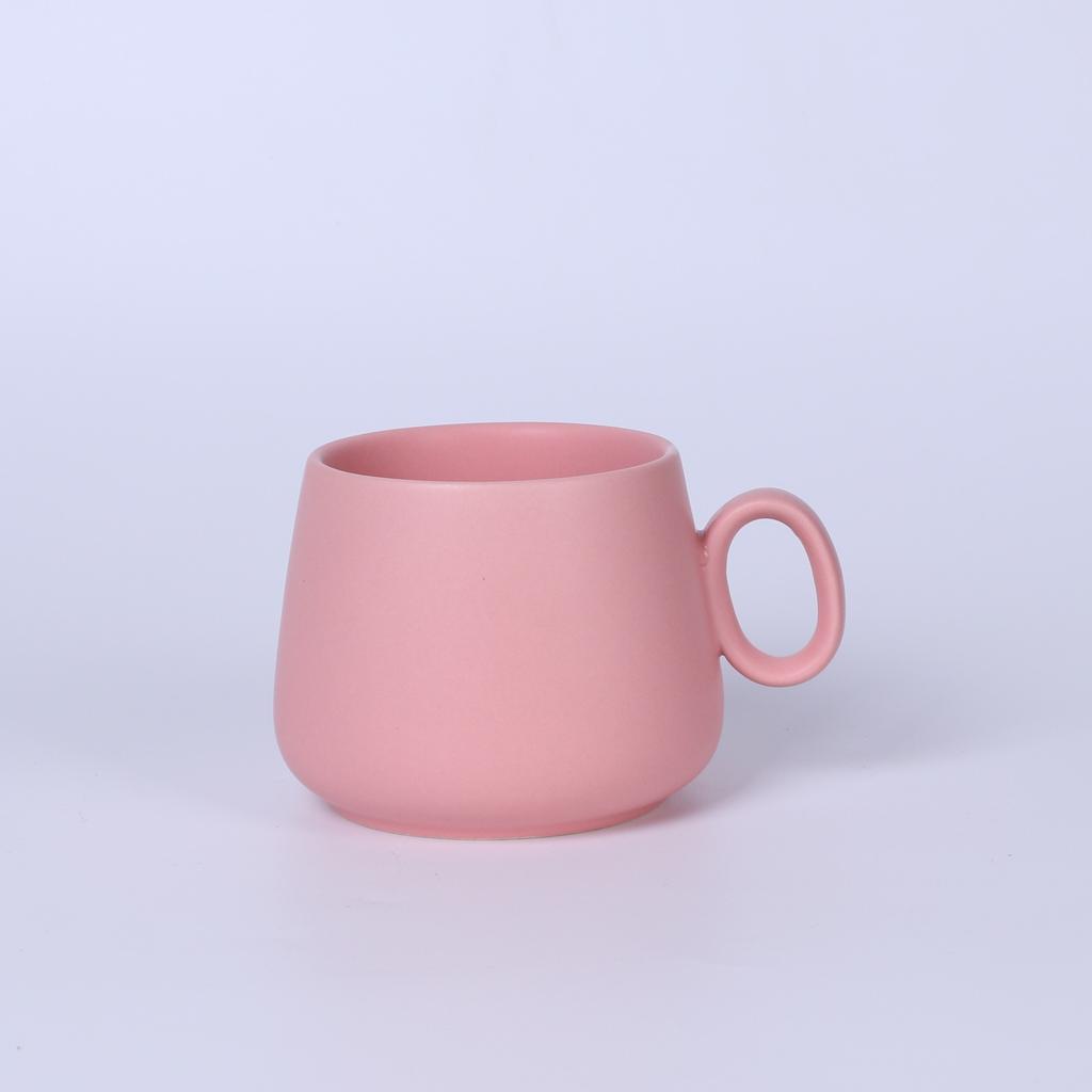 Simple Nordic Style Macarone Solid Color Ceramic Coffee Cup Mug Water Cup Flower Tea Cup