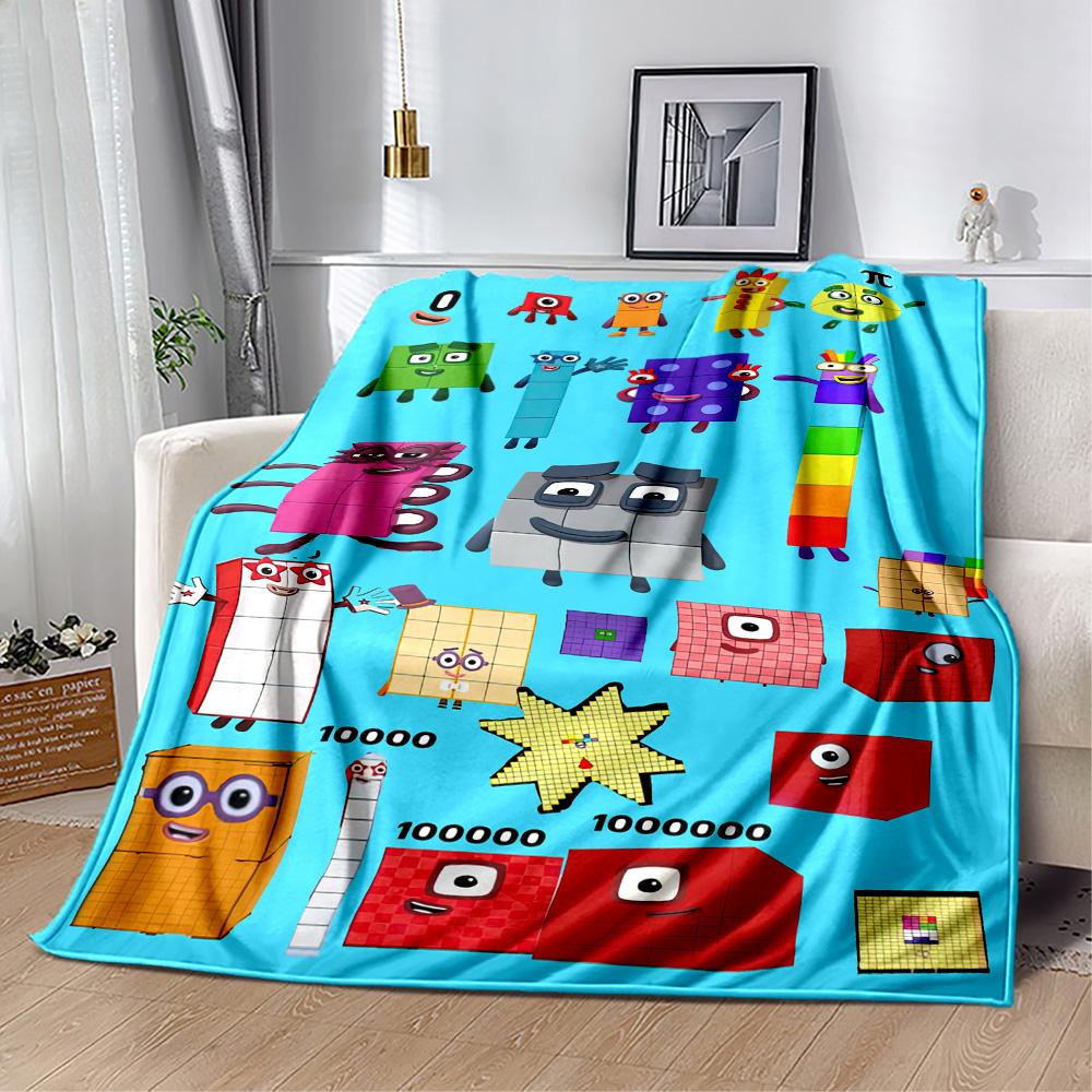 Numberblocks Blanket Ultrasoft Great For Sofa Bedding Couch Four Seasons Universal Modern Style Best Holiday Gift For Friends Family