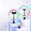 8/10/12Inch RGB LED Selfie Ring Light Lamp with Tripod Stand USB Plug Live Makeup Photography