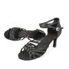 Женская обувь для бальных танцев, латинского танго, сальсы, на высоком каблуке 7 см