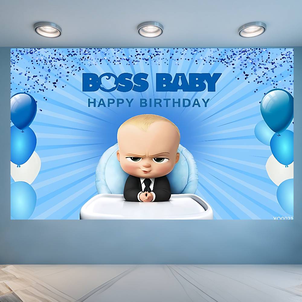 FunnyD B-Босс B-Малыш мультфильм фильм декорация фон комната фотосессия фон для фотосъемки юбилейное мероприятие украшение