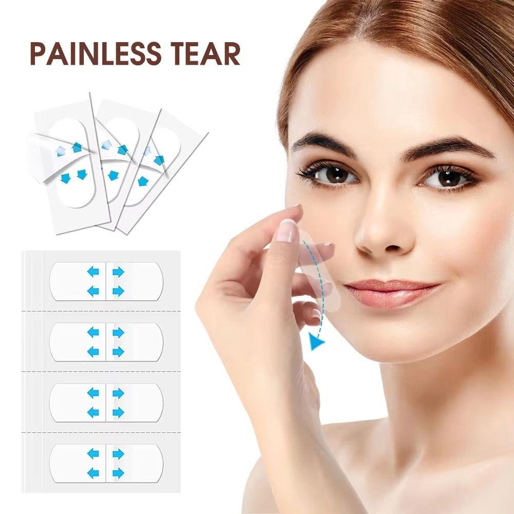 160Pcs Waterproof Face Lifting Tapes Invisible Neck Lift Tape V-Shape Face Tape  Overnight Use