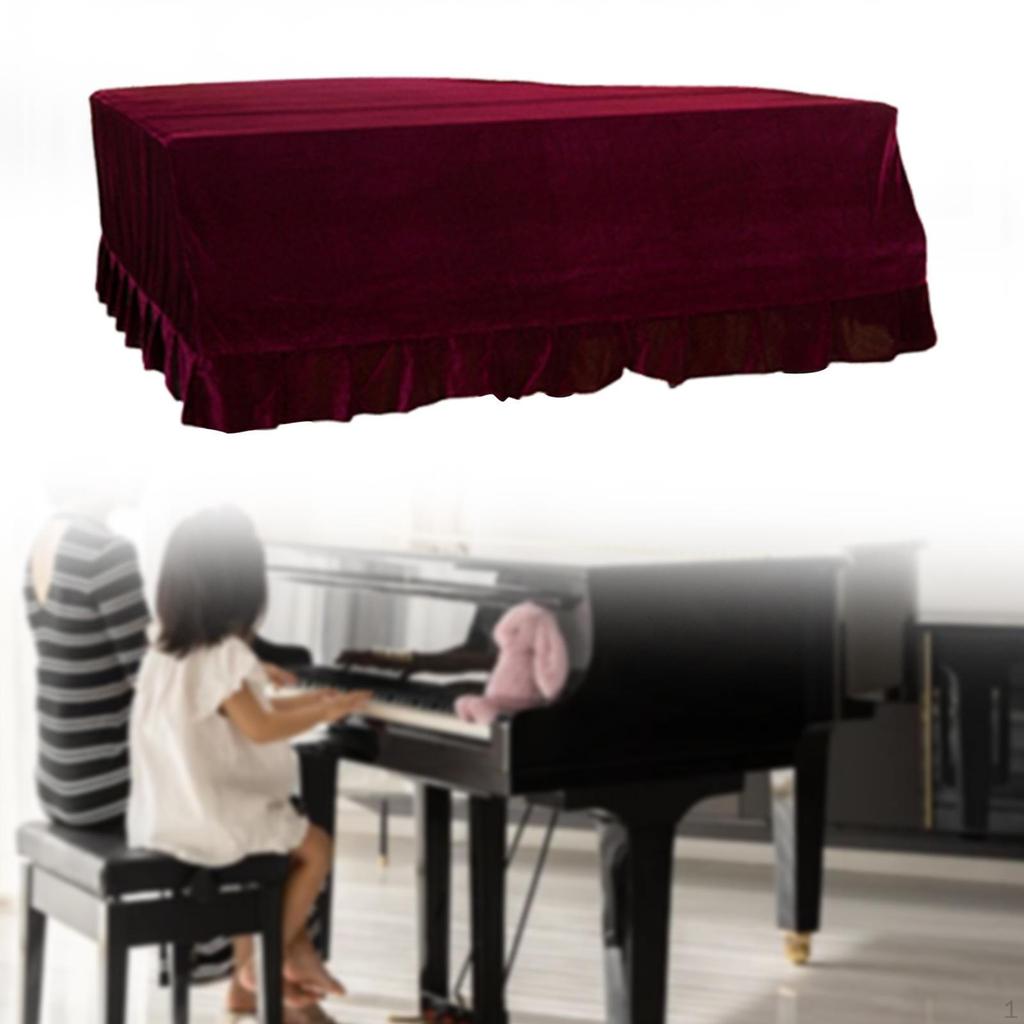Чехол для рояля пылезащитный универсальный, мягкий, треугольный чехол, предотвращает повреждение от пыли