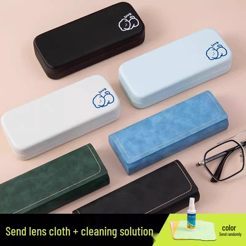 Men's Retro Anti-Pressure Myopic & Sunglasses Case