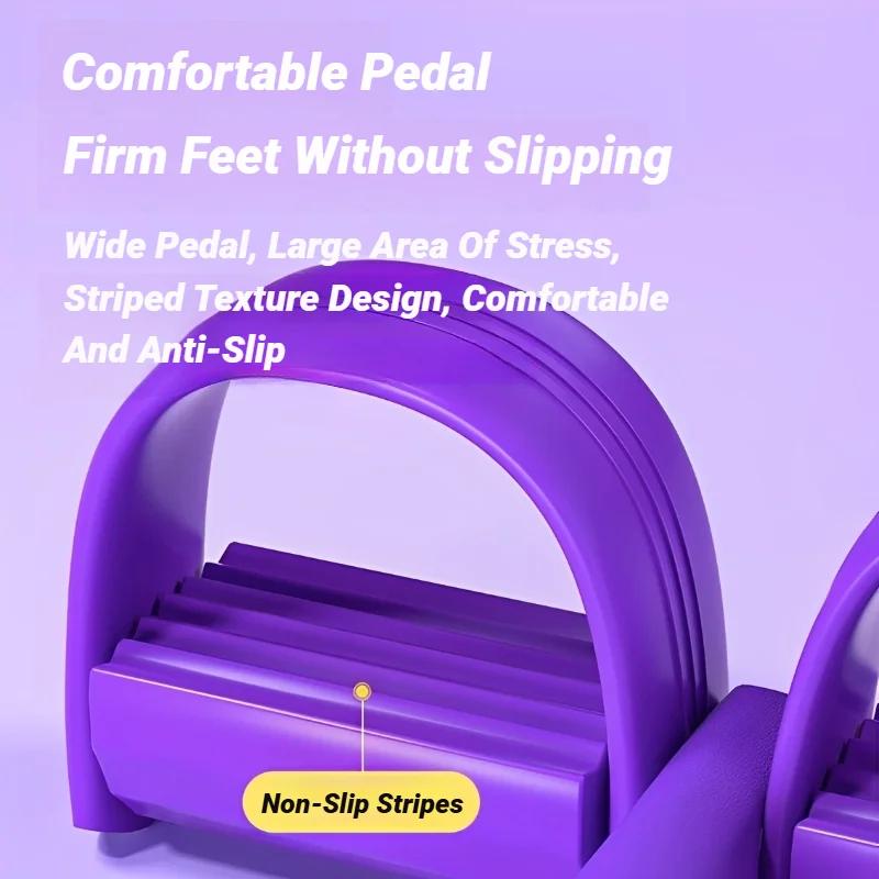 Четырехтрубный эспандер Многофункциональный домашний фитнес Йога Укрепление живота Эластичная лента Эспандер Вспомогательное устройство для подъема туловища