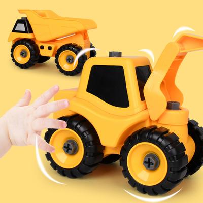 Детская съемная игрушка-грузовик из АБС-пластика, модель строительной машины для самостоятельной сборки, подарок мальчику на день рождения, праздник