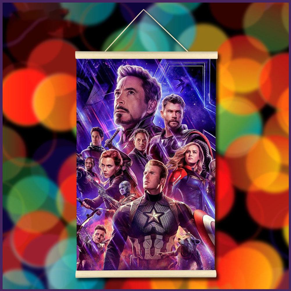 40x60cm DIY Full Square Drill Superhero Avengers Embroidery Rhinestone