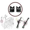 For A3 S3 8V MK3 BWR5419 Electrical Power Window Lifter Regulator Clips Bracket Set Front Left or Right Door 8V4837461 62