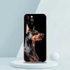 Чехол для iPhone 16 15 14 13 12 Pro Max с изображением добермана, прозрачный мягкий чехол для iPhone 11 Pro Max 7 8 Plus XS XR, защитная крышка, чехлы, сумки