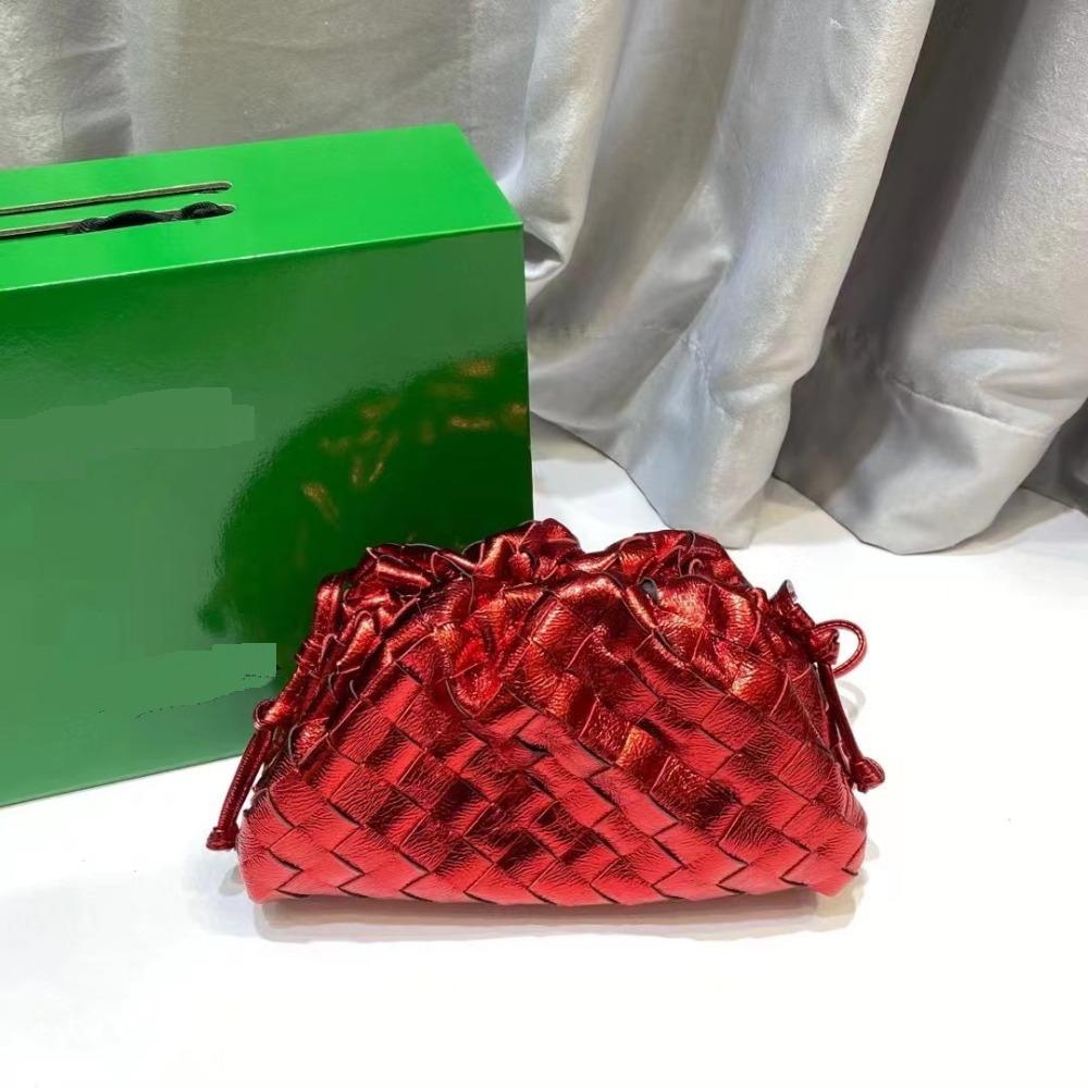 Женская новая плиссированная сумка-пельмень из натуральной кожи, сумка-облако из коровьей кожи, плетеная сумка через плечо, сумка через плечо Ashi Ge в том же стиле