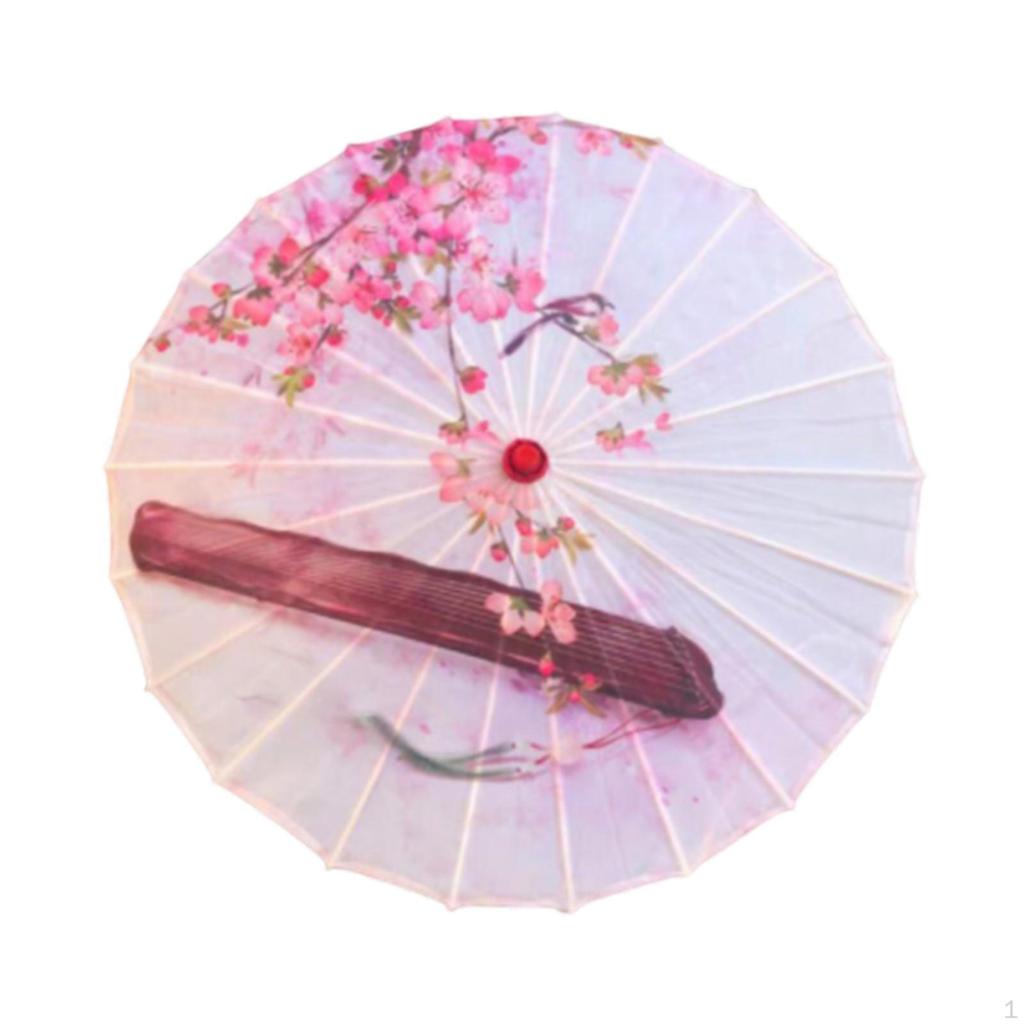 Chinese Oil Paper Umbrella, Handmade Decorative Umbrella for Japanese Classical Dance,