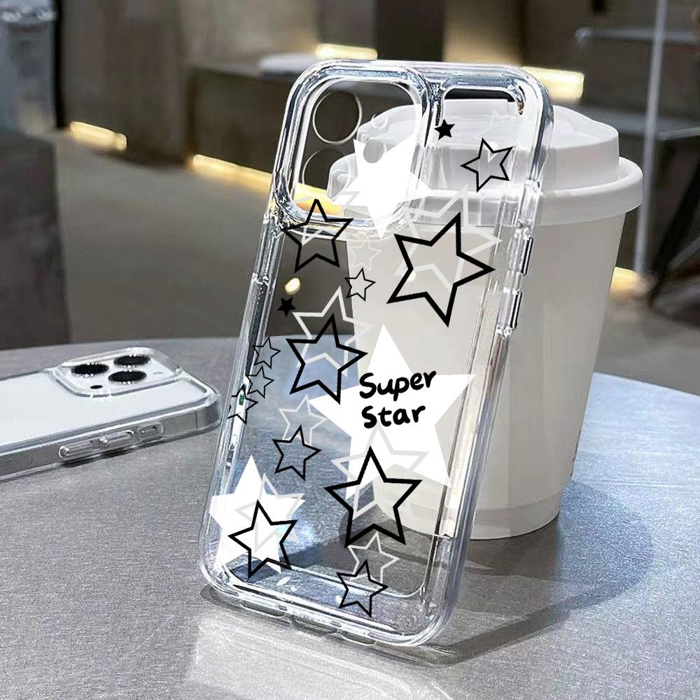 Phone Case for iPhone 11 13 12 14 15 16 XR XS Pro Max 7 8 Plus Samsung A55 A15 Redmi Note 13 12 OPPO A18 A16 Vivo Y17S V27 Honor 9 10 Infinix 40 30