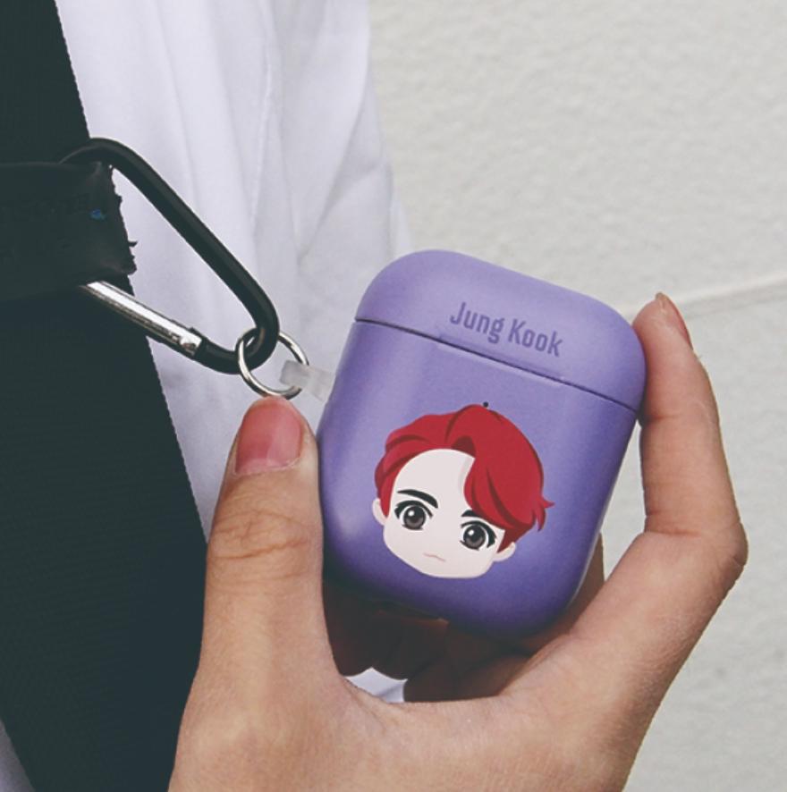 BTS Жесткий чехол для наушников Basic Herd (RM, Джин, Шуга, Чимин, Джей-Хоуп, Ви, Чонгук)