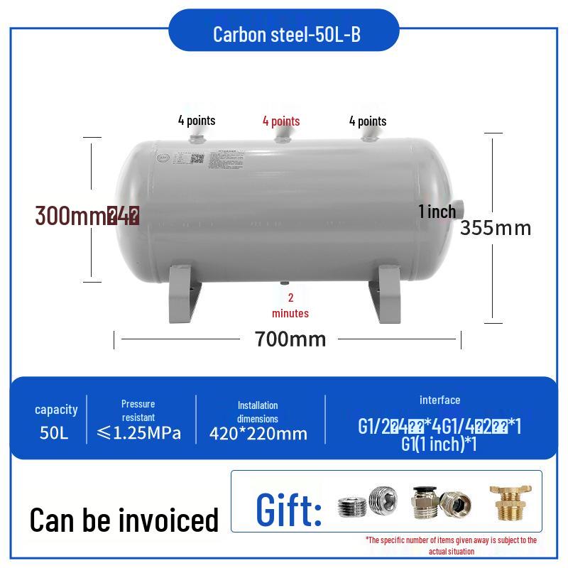 Compact Air Tanks 2L-60L - Ideal for Compressors and Vacuum Systems