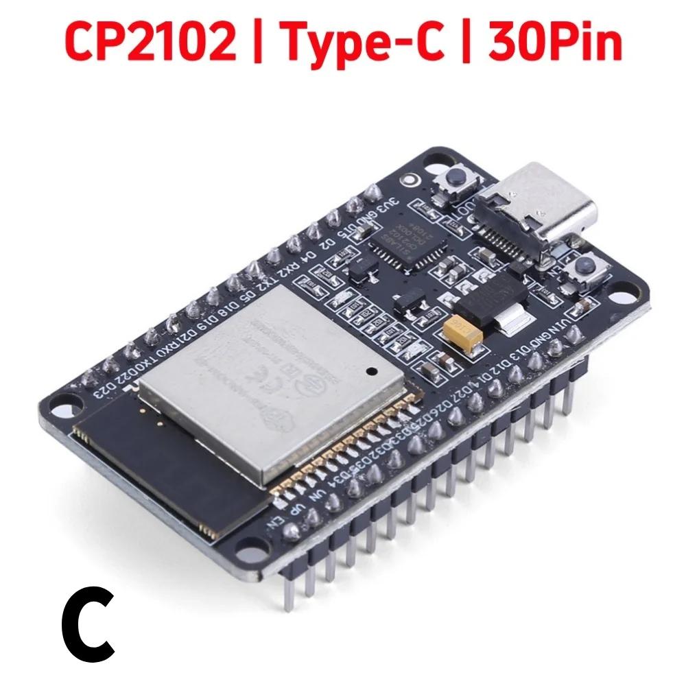 Плата расширения GPIO 1 в 2 ESP32 CP2102 NodeMCU-32S Lua 30-контактный модуль GPIO WiFi Bluetooth-совместимый модуль с низким энергопотреблением