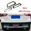 Для Suzuki S-Cross Scross Sx4 2014 2015 2016 2017 Хромированная ABS Накладка Рамка Панель Заднего Стоп-Сигнала Стоп-Сигнала+Противотуманной Фары