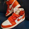 Детские кроссовки Air Jordan 1 High OG PS Starfish Orange White Cacao-Wow CU0449-101
