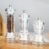 1Pcs Acrylic Pepper Grinder 4/5/6 Inch Kitchen Tool Durable Salt Pepper Shakers