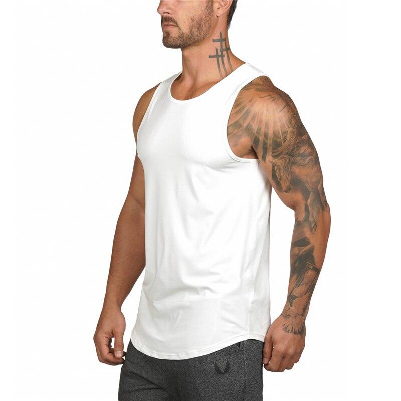 Muscleguys новая мода мужская сетчатая одежда для фитнеса тренажерный зал стрингер майка мужской жилет для бодибилдинга тренировки майки рубашка без рукавов для бега