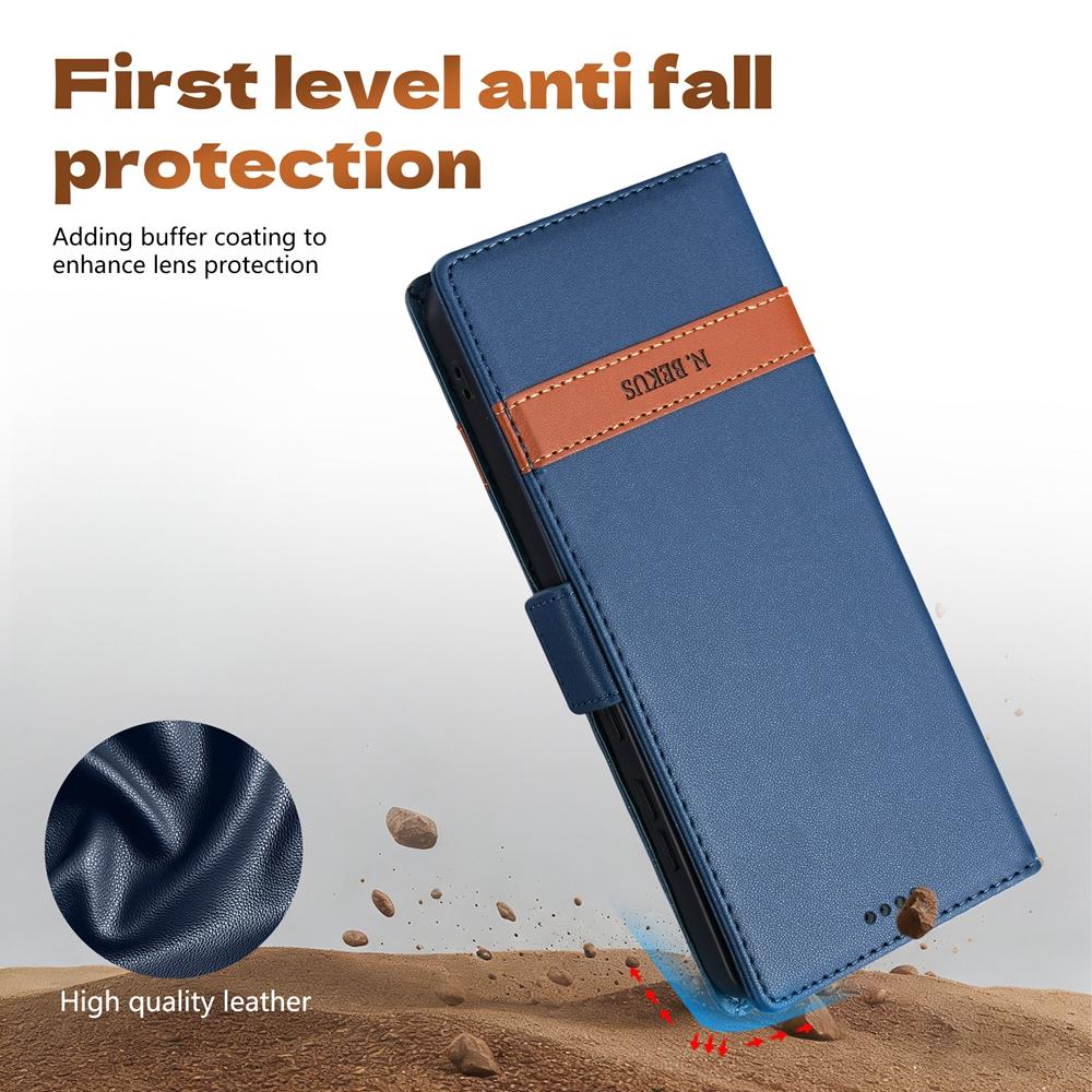 Anti Fall Leather Flip Case for Samsung Galaxy S26 Ultra S25e S25 Plus S24 FE S23 S22 Stand Phone Cover Protective Phone Case